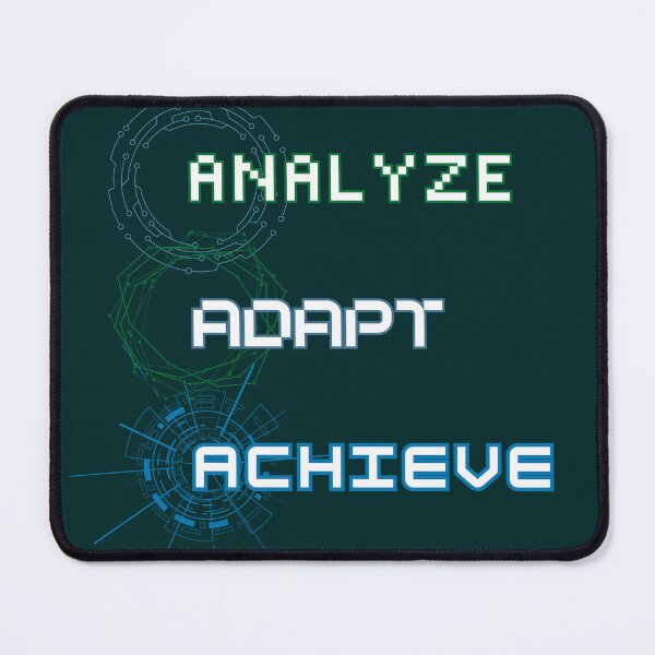 Item preview, Data Driven Analyst Analyze Adapt Achieve designed and sold by KateLeap.