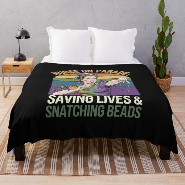 Item preview, Nurse on Parade: Saving Lives & Snatching Beads designed and sold by MagicWander.