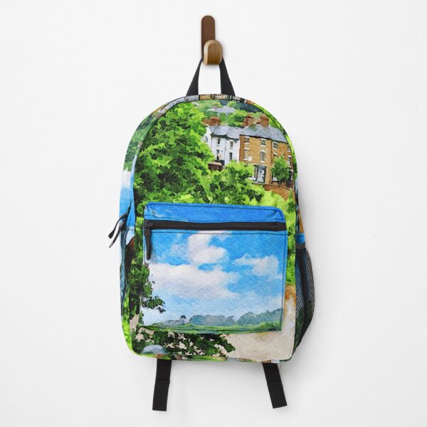 Item preview, Charming watercolor view of Ironbridge village in West Midlands,England designed and sold by GestaltImagery.