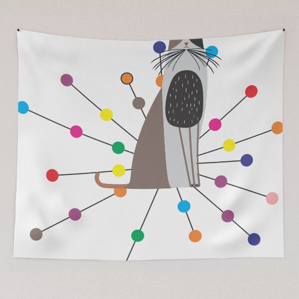 Item preview, Cat Art illustrator new design    designed and sold by Artist300DPI.