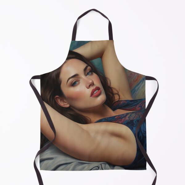 Item preview, Beautiful Woman lying vintage style expressionistic art designed and sold by Vintage Designs +.