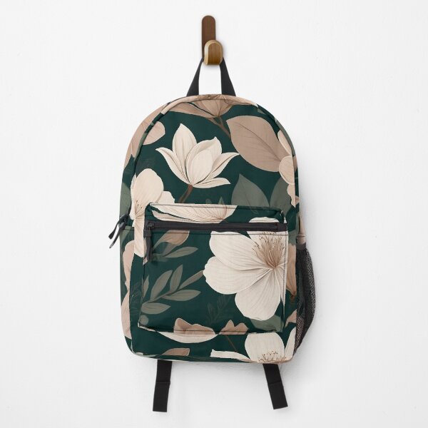 Item preview, Mocha Bloom – Elegant Floral Digital Pattern designed and sold by Sghm.Shop.