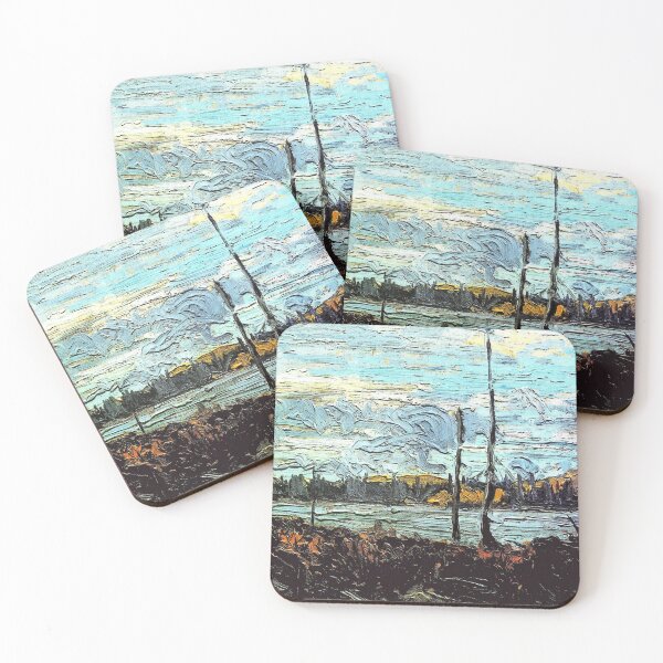 Item preview, Smoke Lake : Tom Thomson 1914 Oil Palate (Pallet) Painting Print designed and sold by posterbobs.