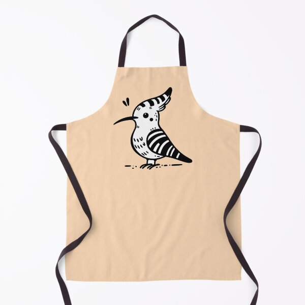 Item preview, Minimalist Hand-Drawn Hoopoe Bird Art – Cute Black-Line Illustration for Nature Lovers and Kids designed and sold by happyartworks.