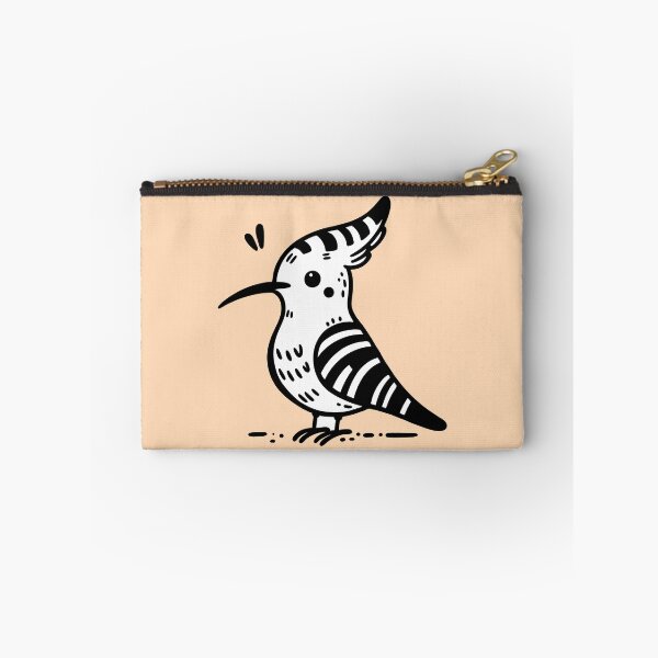 Item preview, Minimalist Hand-Drawn Hoopoe Bird Art – Cute Black-Line Illustration for Nature Lovers and Kids designed and sold by happyartworks.