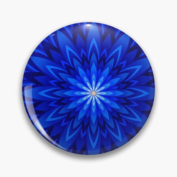 Artikelvorschau, Strahlende blaue Blume entworfen und verkauft von BlackthornDsign.