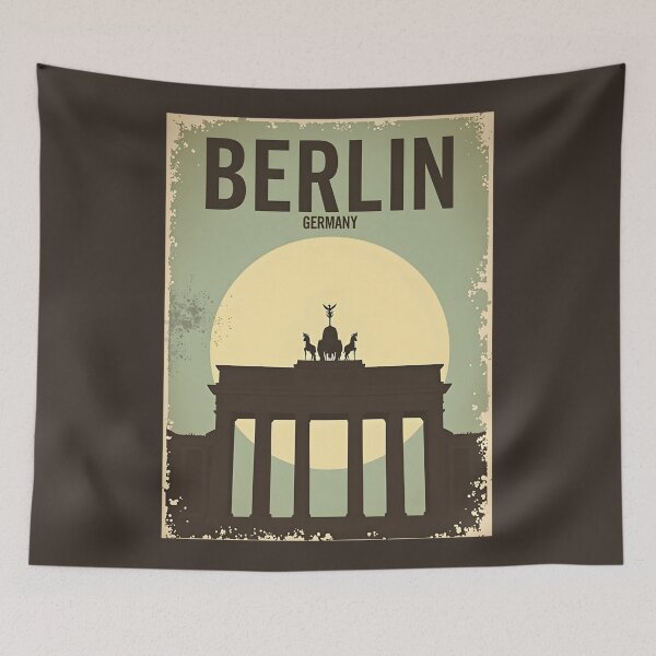 Item preview, A Vintage Travel Illustration of Berlin - Germany  designed and sold by GoodOldVintage.