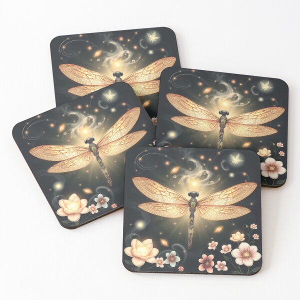 Item preview, Enchanted Dragonfly: A Whimsical Journey Through Magic and Nature designed and sold by zoughlal.