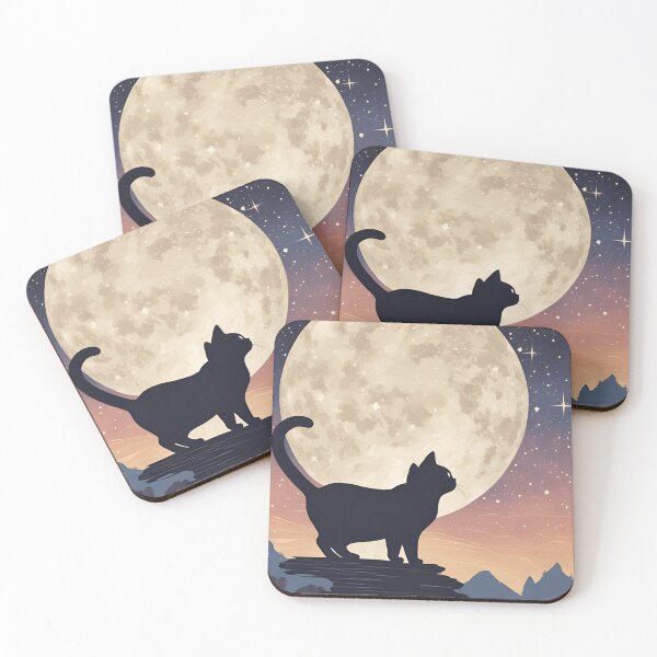 Item preview, Cat Star Gazing designed and sold by HELLO TIGER.