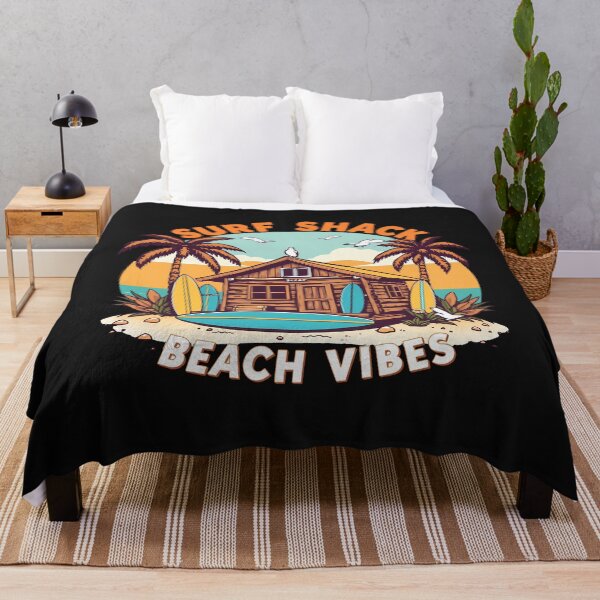 Item preview, Retro Surf Shack: A Nostalgic Tribute to Beach Culture designed and sold by zoughlal.
