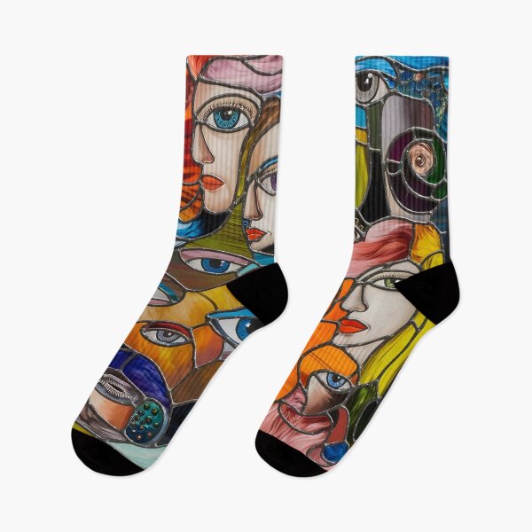 Item preview, Abstract women's eyes designed and sold by trendspatterns.