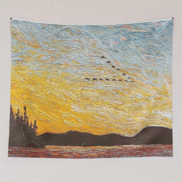 Item preview, Round Lake Mud Bay : Tom Thomson 1914 Oil Painting Print designed and sold by posterbobs.