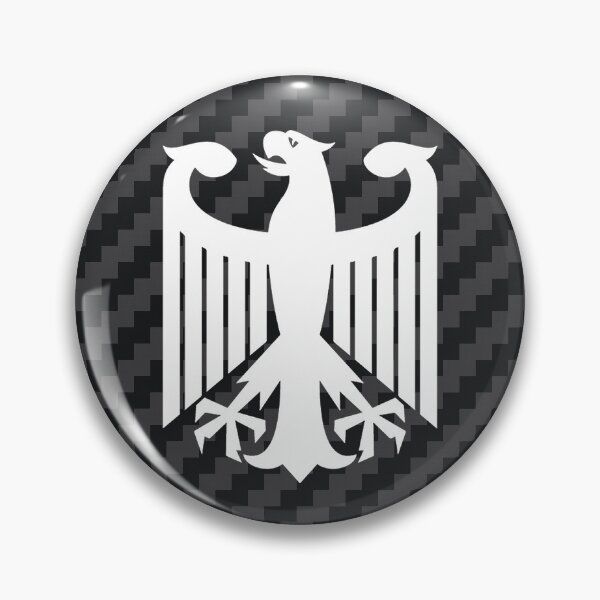 Item preview, German Eagle Emblem | White | Carbon Background designed and sold by Oliveirallan.