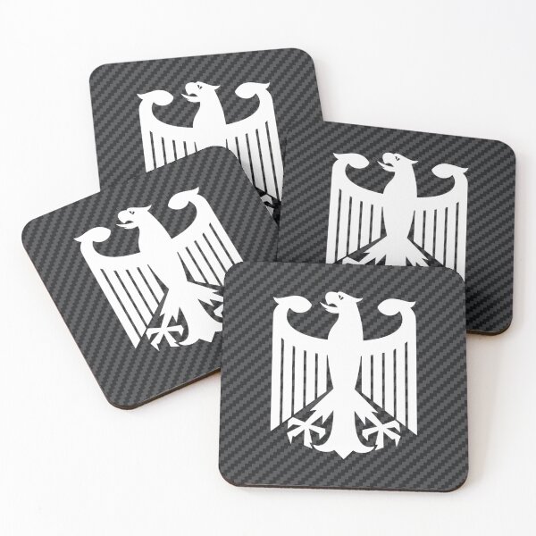 Item preview, German Eagle Emblem | White | Carbon Background designed and sold by Oliveirallan.