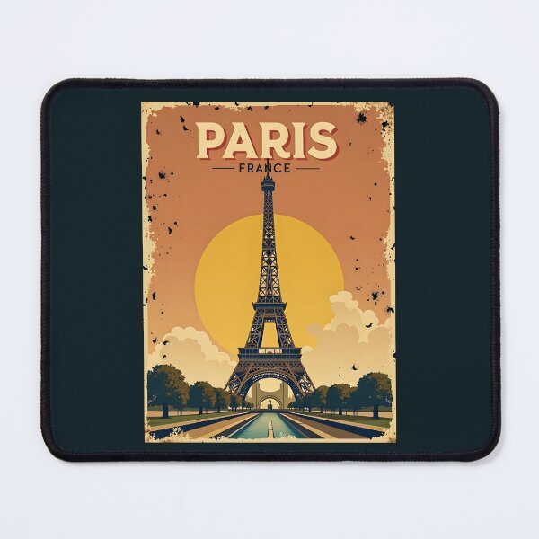 Item preview, A Vintage Travel Illustration of Paris - France designed and sold by GoodOldVintage.