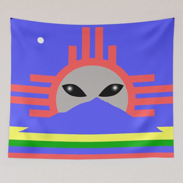 Item preview, Roswell Flag designed and sold by wickedcartoons.