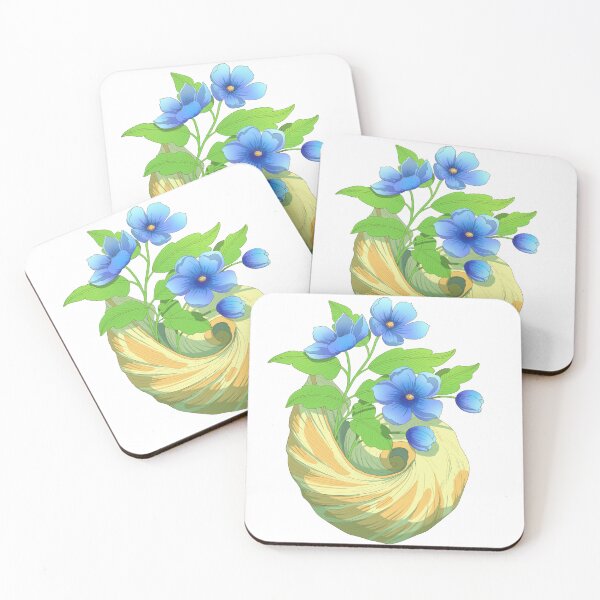 Item preview, Blue Blooming Shell designed and sold by William-Do-X.