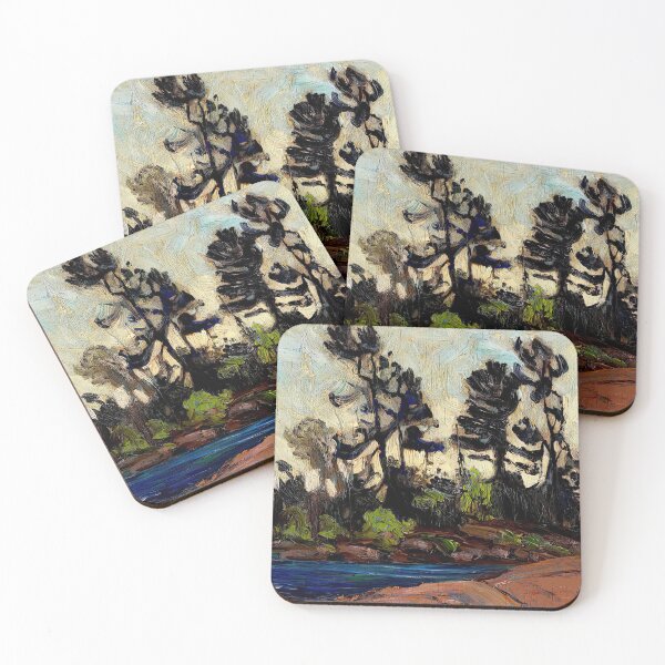 Item preview, Georgian Bay Byng Inlet : Tom Thomson 1914 Oil Palate (Pallet) Painting Print designed and sold by posterbobs.