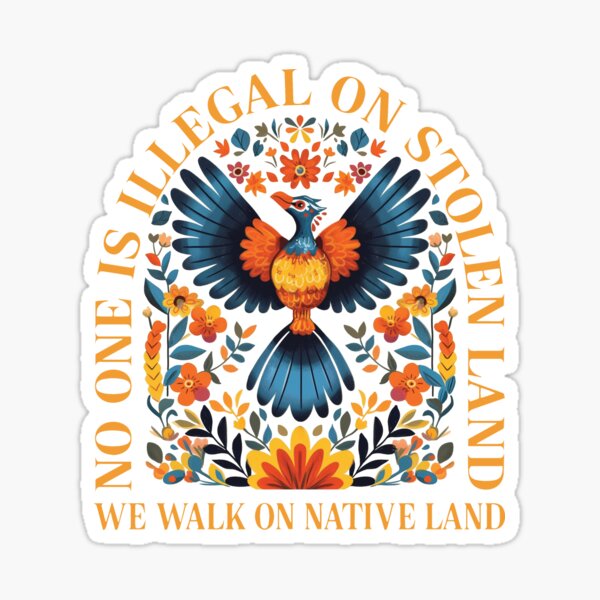 Item preview, No One Is Illegal On Stolen Land designed and sold by catnolioo.