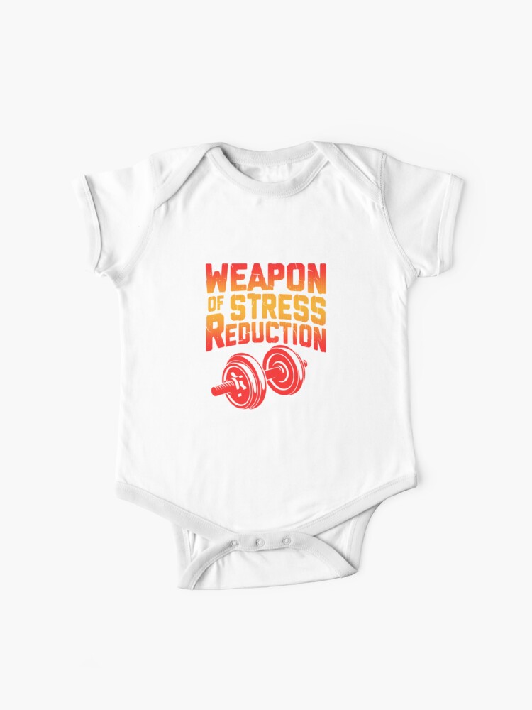 Funny Workout Quote Motivational Gym Fitness Weightlifting Baby One Piece