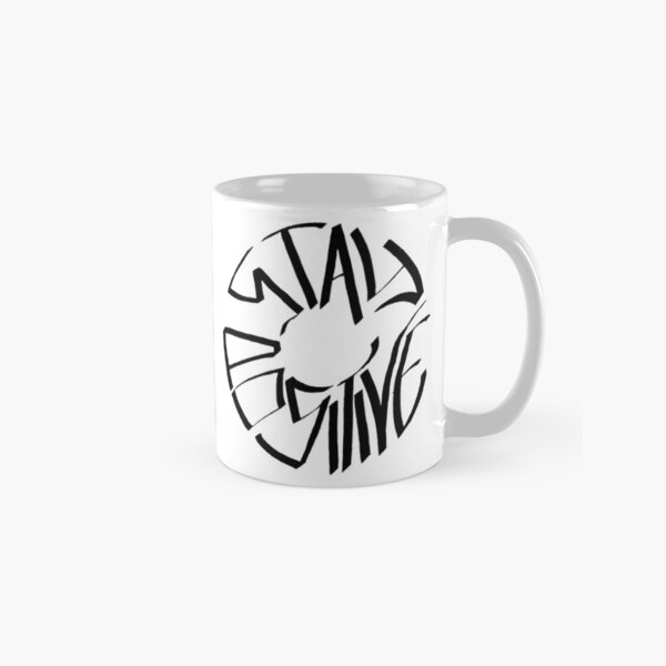 Item preview, Stylish calligraphy design featuring 'Stay Positive,' perfect for art and typography lovers. Great as a gift. Fitting for Handwriting Day, Calligraphy Day, and World Art Day! designed and sold by ArtsOfLetters.