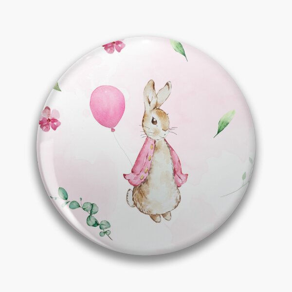 Artikelvorschau, Kinderzimmerfiguren, Pink Peter Rabbit, Beatrix Potter entworfen und verkauft von SvetlanaArt.