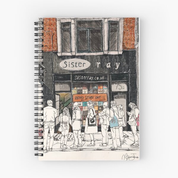 Item preview, Sister Ray Records, Soho London Print designed and sold by MelissaJamesIll.