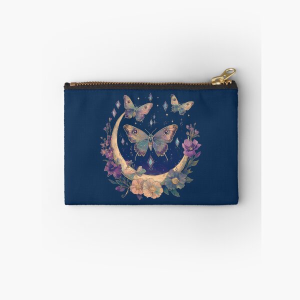 Item preview, Floral Moth Garden In The Night Sky designed and sold by MarigoldandLily.