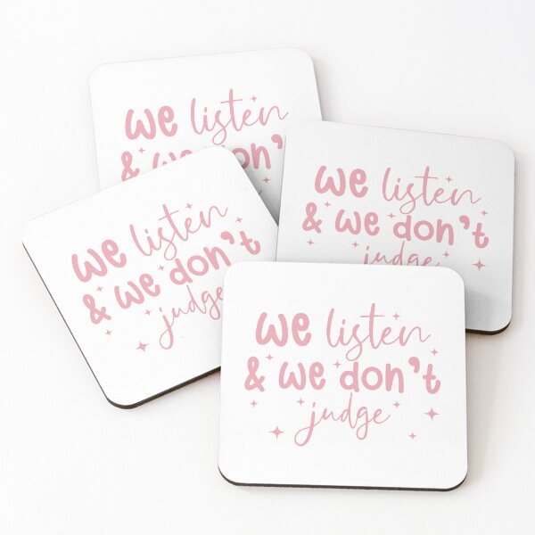 Item preview, We Listen and We Don't Judge,Funny Quote,Trending Saying designed and sold by catnolioo.