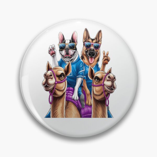 Item preview, Desert Adventure Dogs – Fun Camel Ride in the Sun designed and sold by Petpixy.