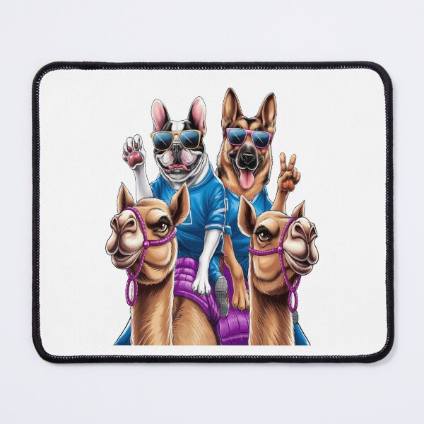 Item preview, Desert Adventure Dogs – Fun Camel Ride in the Sun designed and sold by Petpixy.
