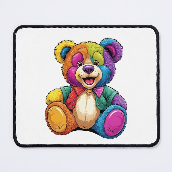 Item preview, Colourful Teddy Bear illustration designed and sold by ShopTwentyFour.
