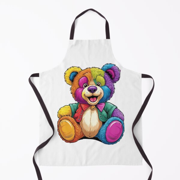 Item preview, Colourful Teddy Bear illustration designed and sold by ShopTwentyFour.