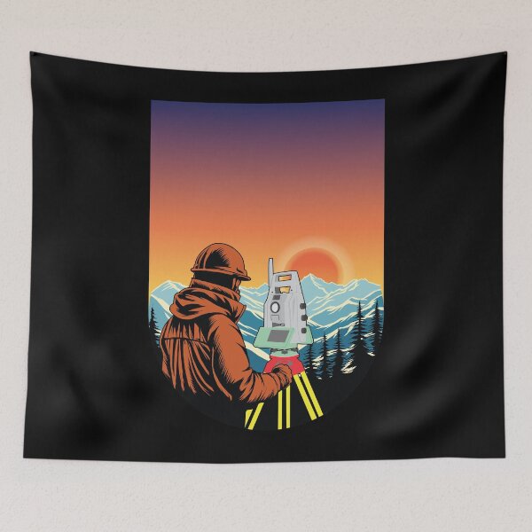Item preview, Mountains Surveyor at Sunset designed and sold by AZMTH.