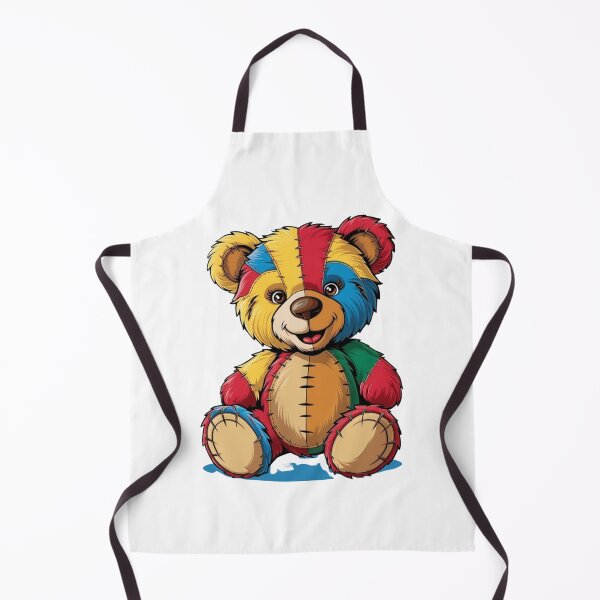 Item preview, Colourful Teddy Bear illustration designed and sold by ShopTwentyFour.