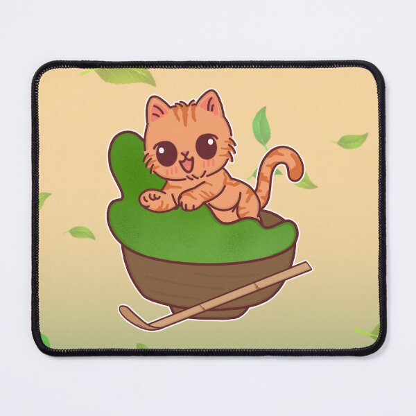 Item preview, Matcha Fever with Cute Cat designed and sold by BGMeYou.