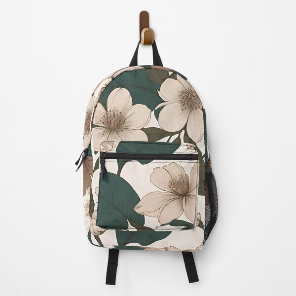 Item preview, Mocha Garden – Soft Floral Elegance designed and sold by Sghm.Shop.