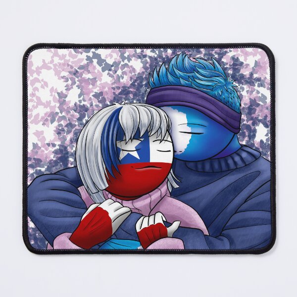 Item preview, Chile and Antarctica as a Loving Couple designed and sold by TurtuShop.