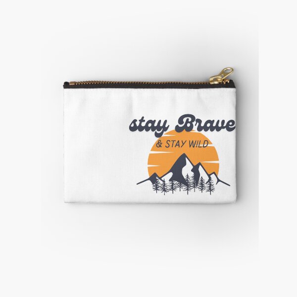 Item preview,  Stay Brave Stay Wild - Mountain Adventure T-Shirt designed and sold by Thrivy.