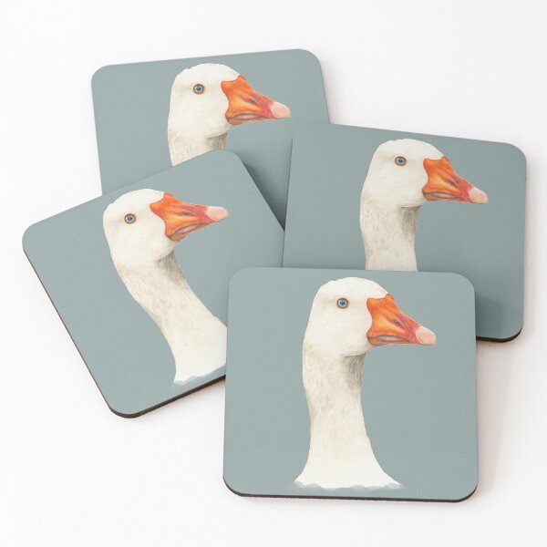 Item preview, Goosy – goose portrait from the Friends not Food series designed and sold by Laura Hartleif.
