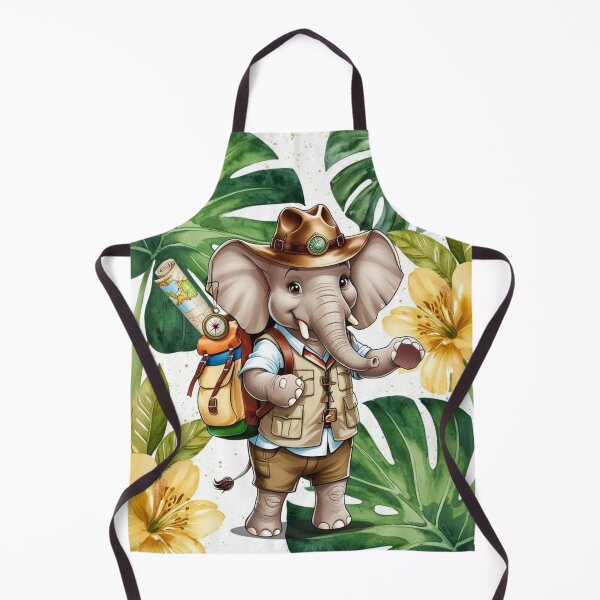 Item preview, Adventurous Elephant Jungle Explorer designed and sold by glowarya.