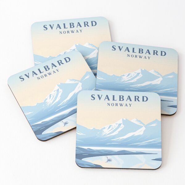 Item preview, Svalbard Norway Travel Print  designed and sold by Wander-World.