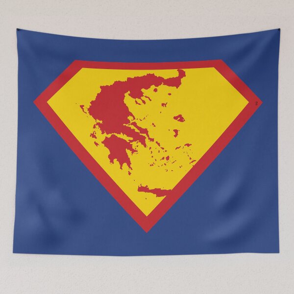 Item preview, SUPER GREECE SHIELD - Freedom Is The Superpower - SUPERHERO design designed and sold by pelagio.