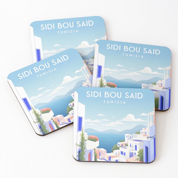 Item preview, Sidi Bou Said Tunisia Travel Print  designed and sold by Wander-World.