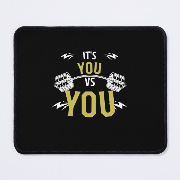 Item preview, Its you vs you workout gym motivation designed and sold by VinsendDraconi.