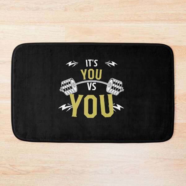 Item preview, Its you vs you workout gym motivation  designed and sold by VinsendDraconi.