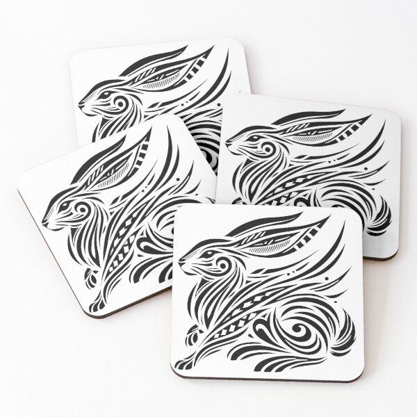 Item preview, Tribal rabbit designed and sold by SpectrumShine.