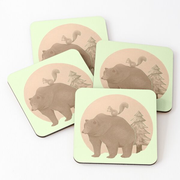 Item preview, The Bear and the Squirrel - Sepia designed and sold by Hélène Carmona.