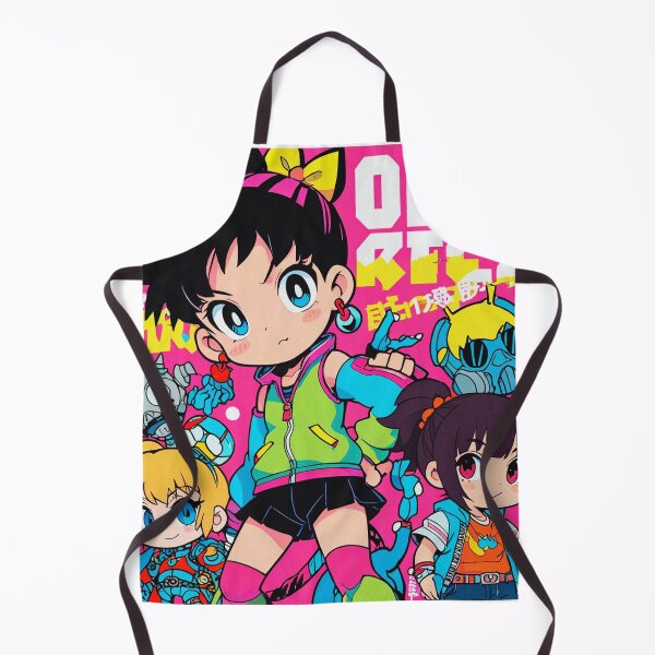 Item preview, Energetic Manga Chibi - Dynamic 90s Anime Style designed and sold by RetroRebootShop.