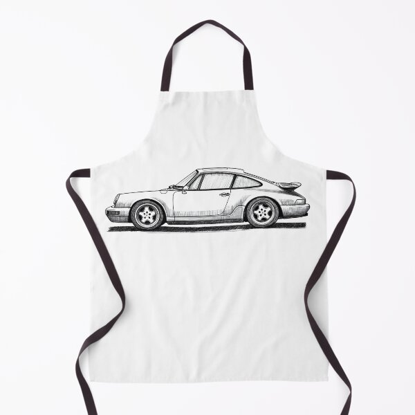 Item preview, Porsche 911 993 Turbo Ink Sketch Illustration designed and sold by blackdogshop.